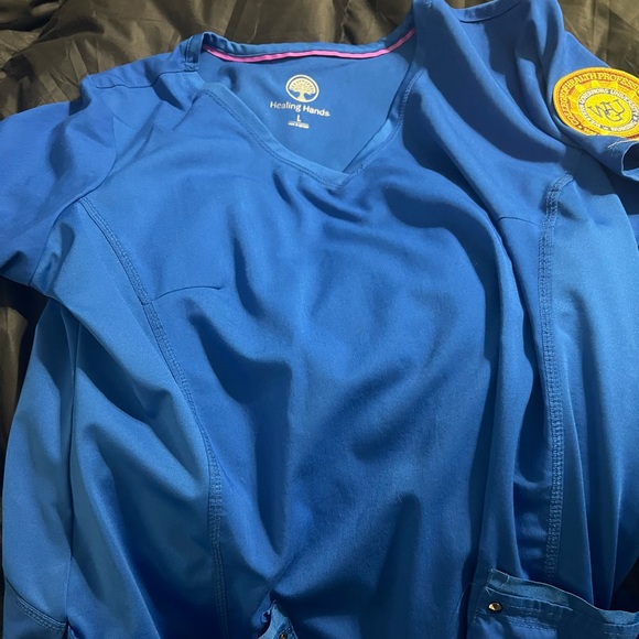 Healing Hands scrub set WGU - Picture 1 of 4